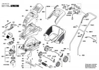Bosch 3 600 H81 D70 ROTAK 43 Lawnmower Spare Parts